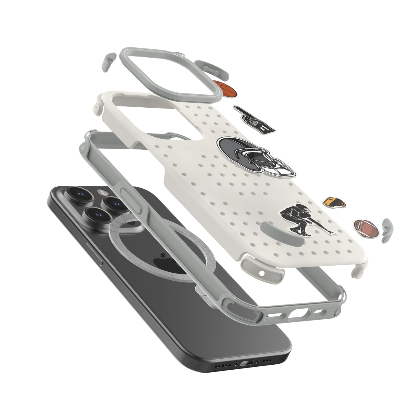 Pinit MagSafe Case for iPhone 15 Pro - Dynamic/White