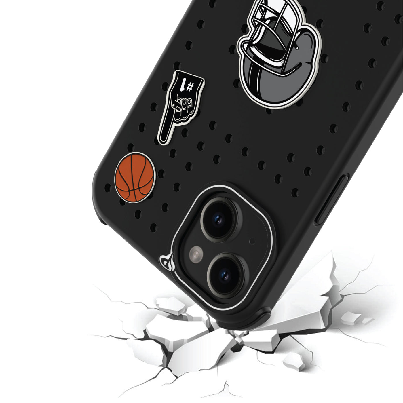 Pinit MagSafe Case for iPhone 15 Plus - Dynamic/Black