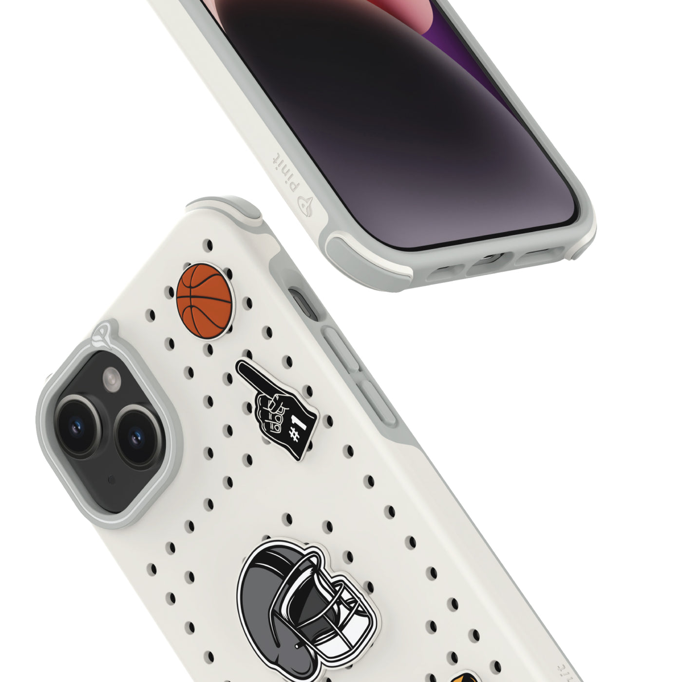 Pinit MagSafe Case for iPhone 15 Plus - Dynamic/White