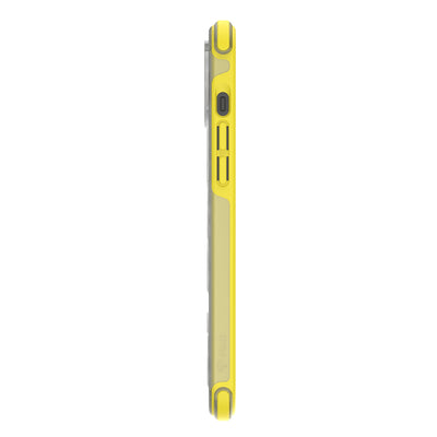 Pinit MagSafe Case for iPhone 15 Plus - Dynamic/Clear with Neon Yellow Bumper