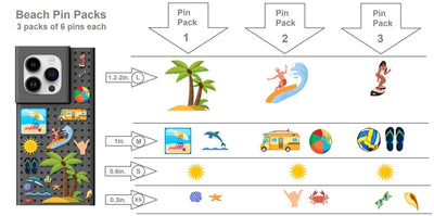 Pinit Beach Pin Pack 2