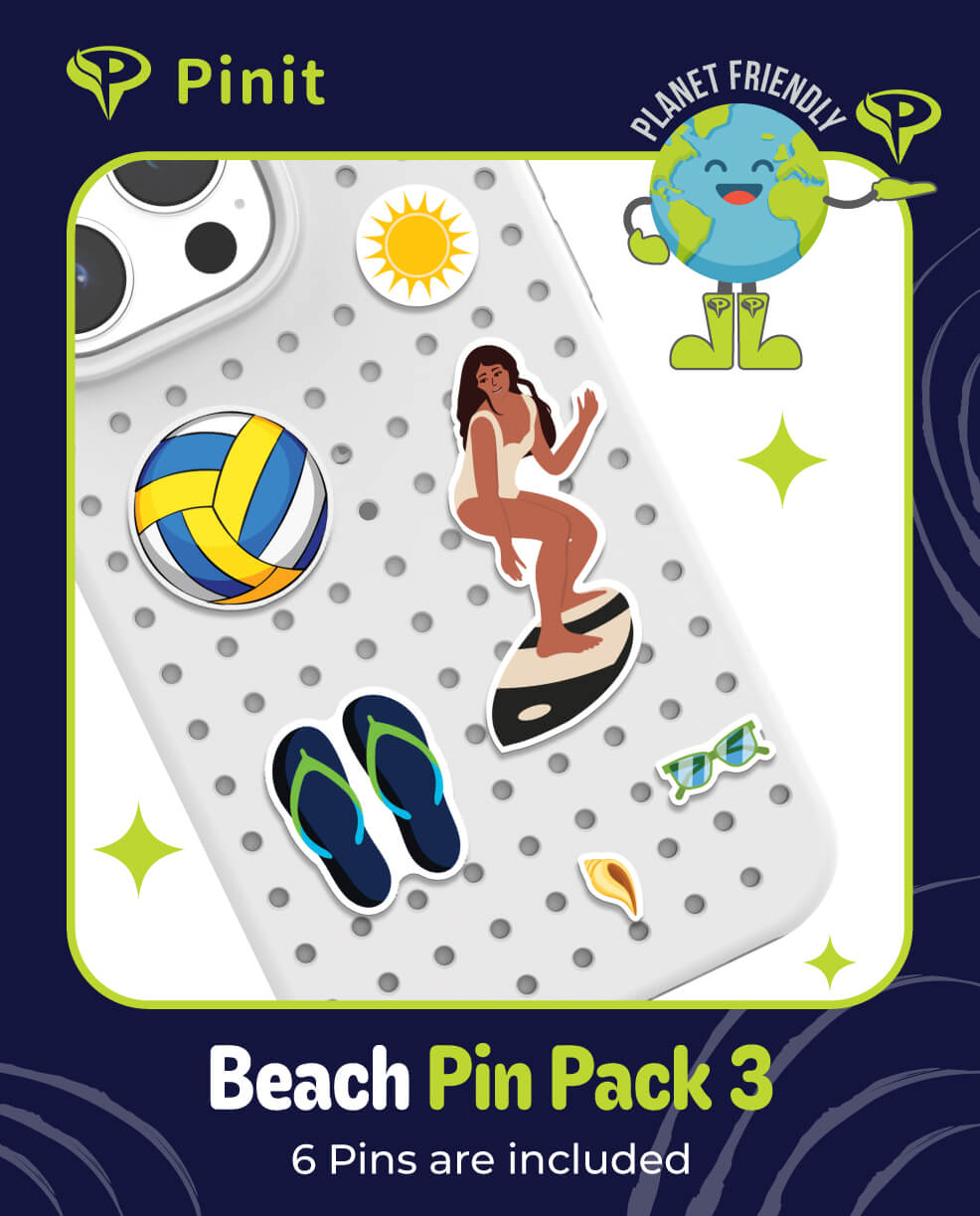 Pinit Beach Pin Pack 3