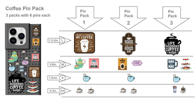 Pinit Coffee Pin Pack 3