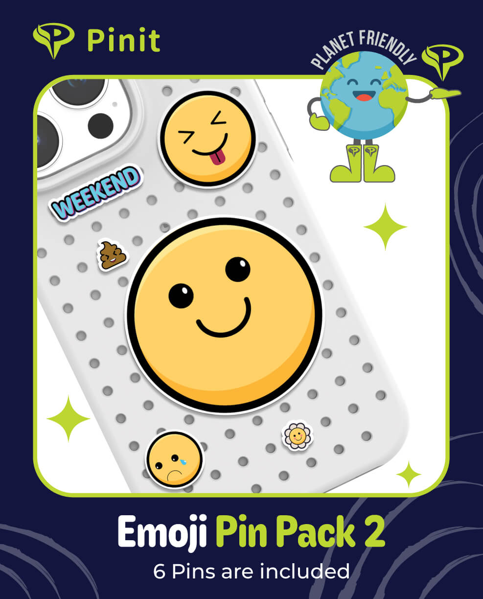 Pinit Emoji Pin Pack 2 – Pinit.earth