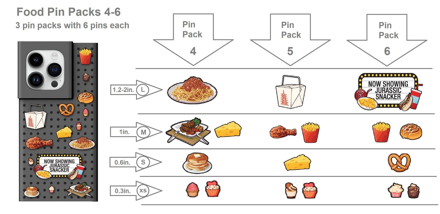 Pinit Food Pin Pack 4