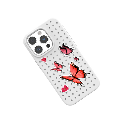 Pinit Pink Flowers/Butterfly Pin Pack 2