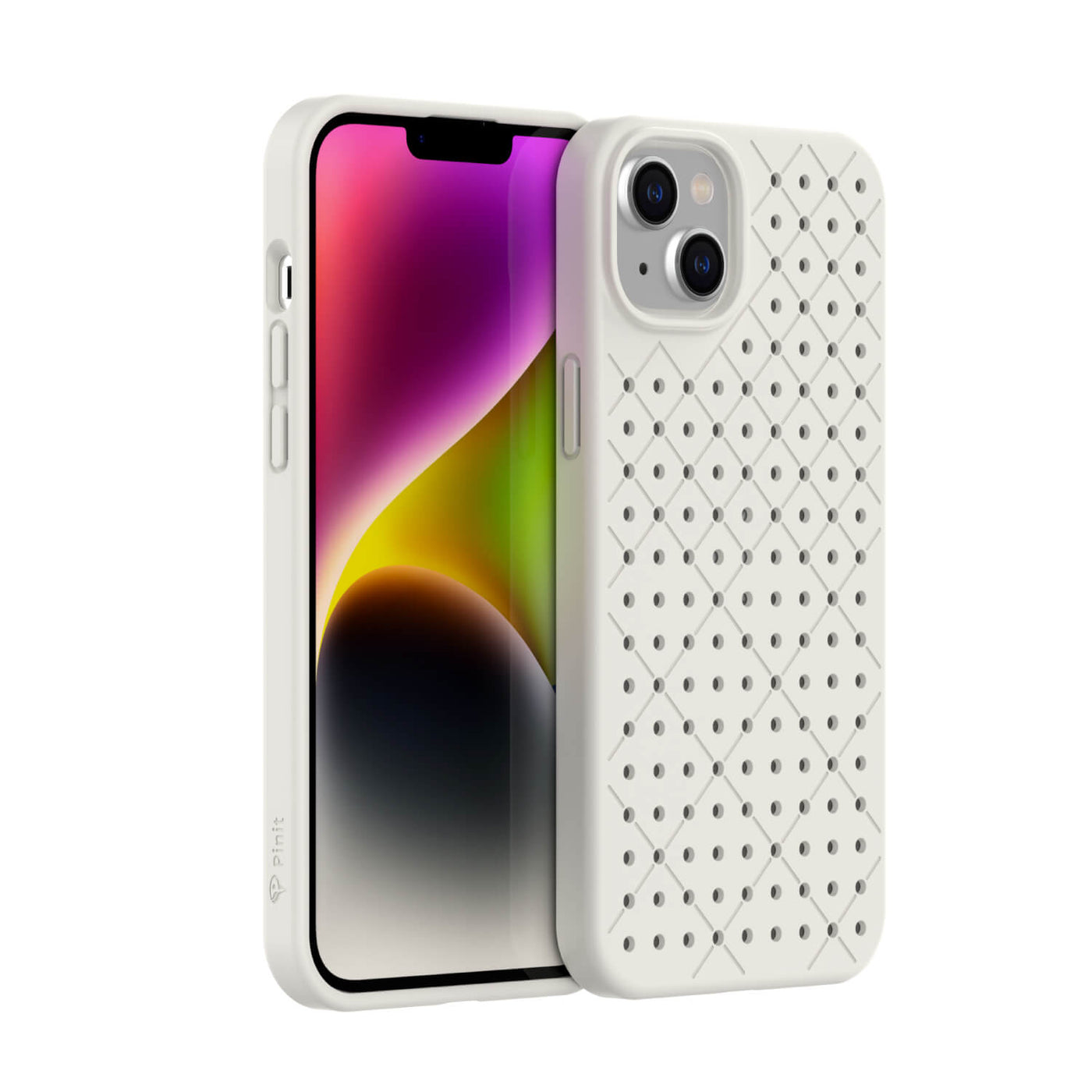 Pinit Diamond Case for iPhone 14 - White