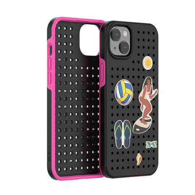 Pinit Dynamic Case for iPhone 14 - Black/Pink