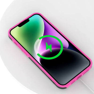 Pinit Dynamic Case for iPhone 14 - Black/Pink