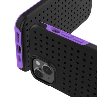 Pinit Dynamic Case for iPhone 14 Plus - Black/Purple