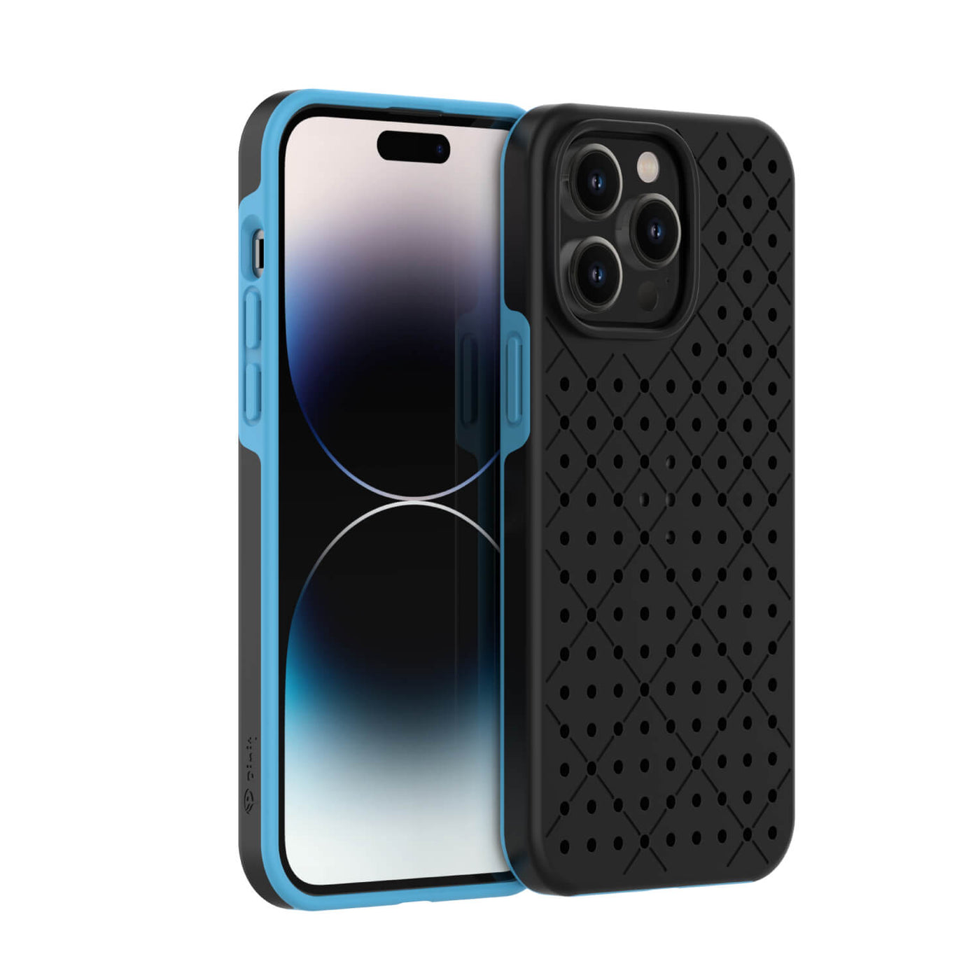Pinit Diamond Case for iPhone 14 Pro - Black/Blue