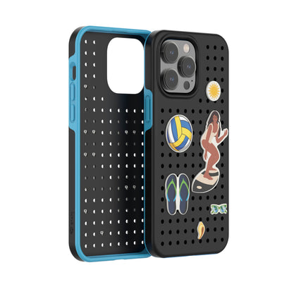 Pinit Dynamic Case for iPhone 14 Pro - Black/Blue