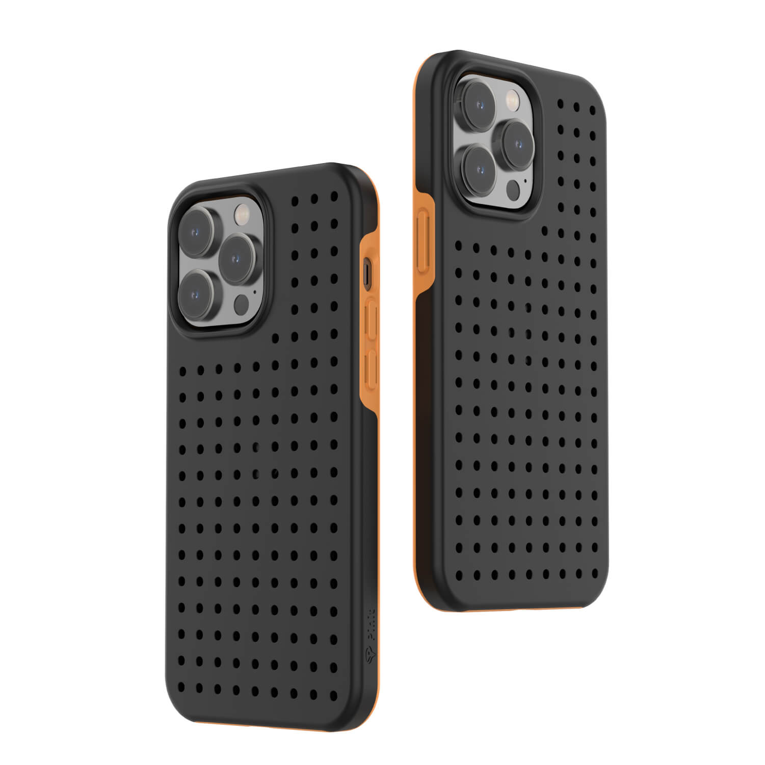 Pinit Dynamic Case for iPhone 14 Pro Max - Black/Orange – Pinit.earth