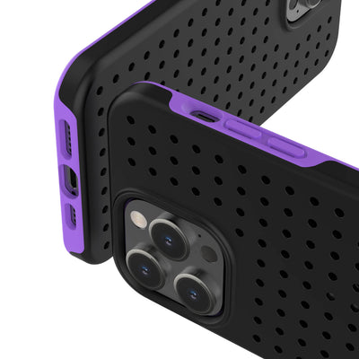 Pinit Dynamic Case for iPhone 14 Pro - Black/Purple