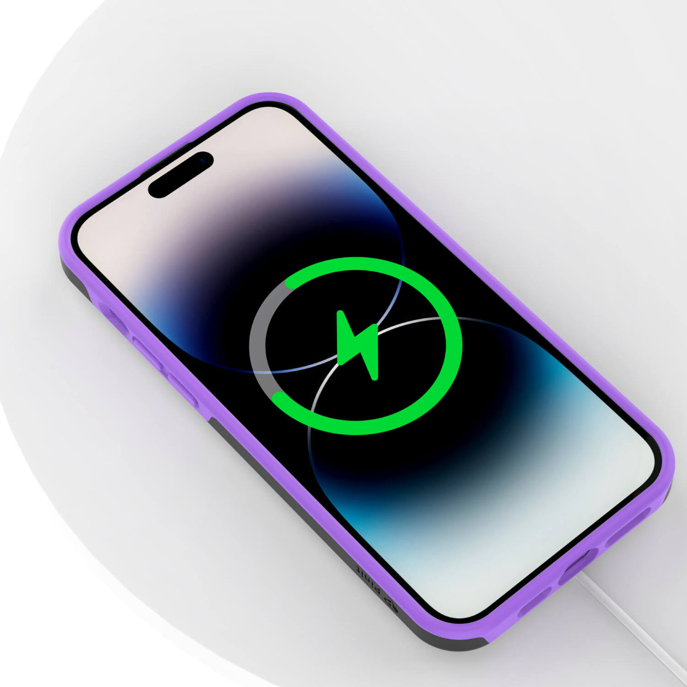Pinit Dynamic Case for iPhone 14 Pro - Black/Purple