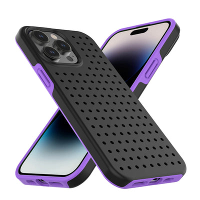 Pinit Dynamic Case for iPhone 14 Pro - Black/Purple