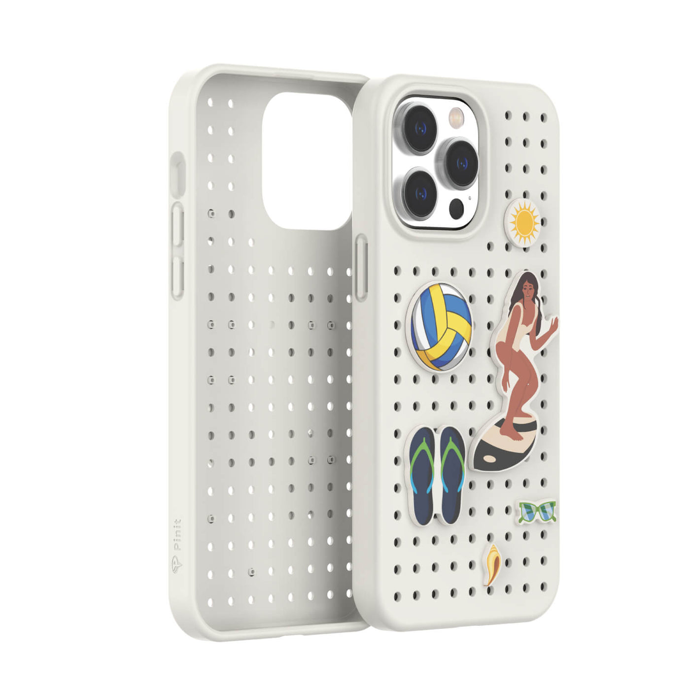 Pinit Dynamic Case for iPhone 14 Pro Max - White