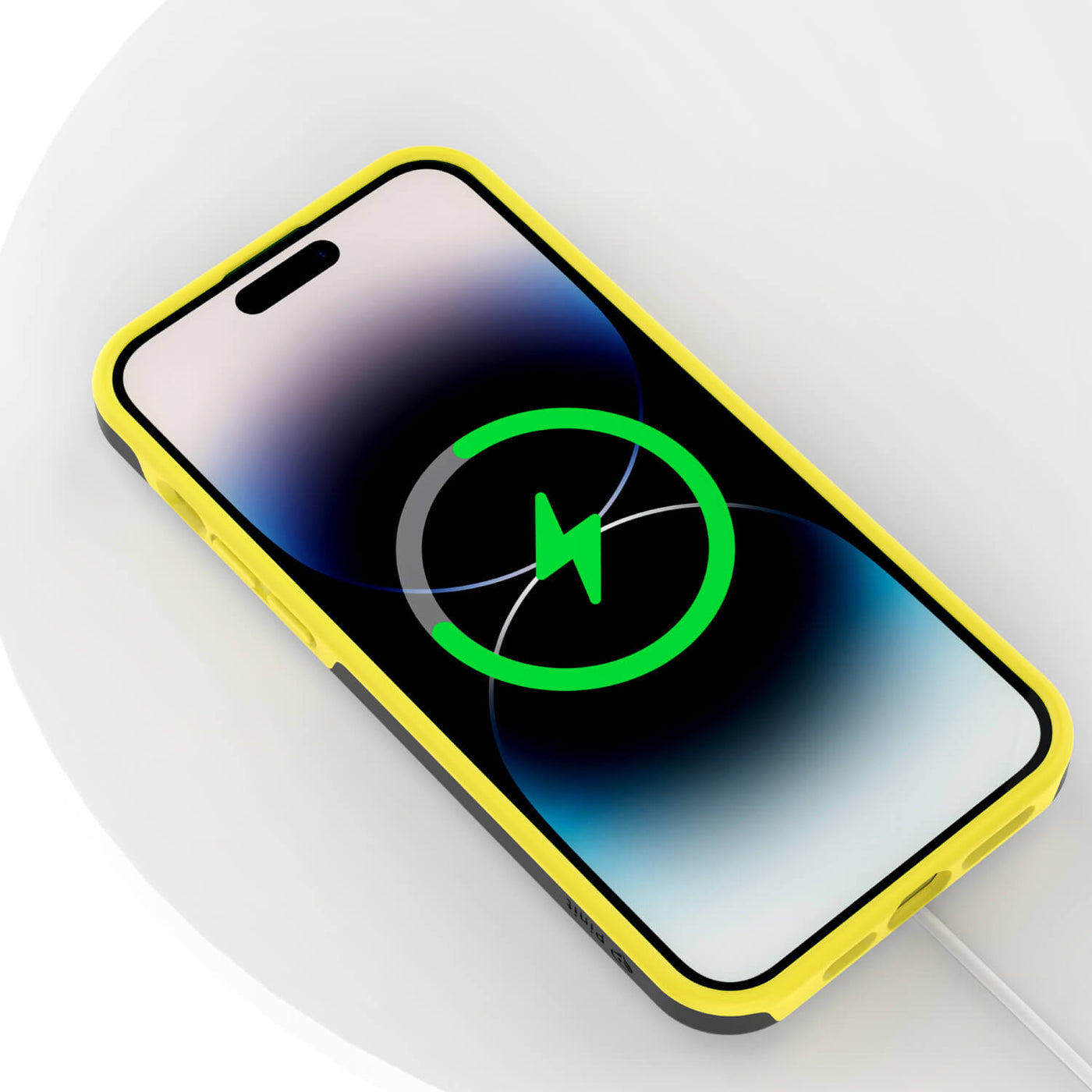 Pinit Dynamic Case for iPhone 14 Pro - Black/Yellow